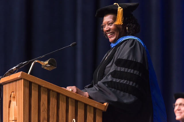 Dr. Clarice Ford at Commencement