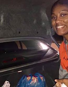 UIS students collect 18,095 pounds of food to help fight hunger on Halloween night