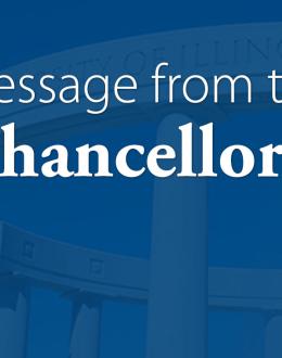 Message from the Chancellor: UIS SECA Campaign Kicks Off Today!