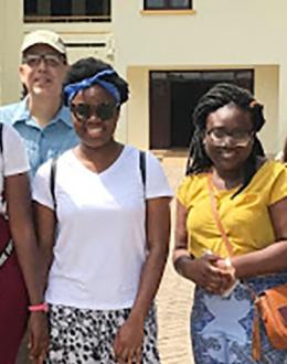 UIS students and faculty conduct research in Ghana, West Africa as part of a study abroad trip