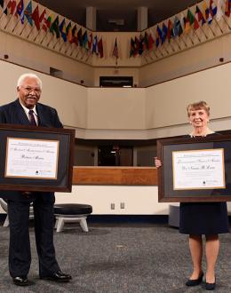 UIS presents awards for service and alumni achievement during 50th anniversary celebration