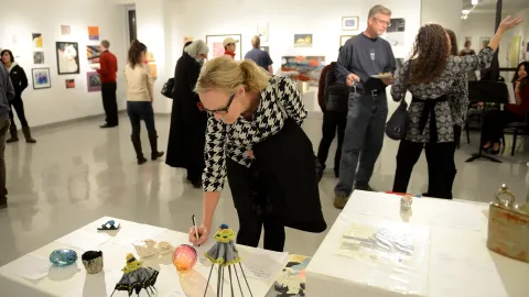 The UIS Visual Arts Gallery Presents: The 2023 Annual Silent Auction & Benefit
