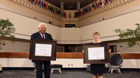 UIS presents awards for service and alumni achievement during 50th anniversary celebration