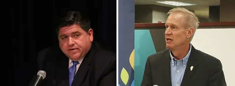 UIS/NPR Illinois survey shows J.B. Pritzker leads Governor Bruce Rauner by 12 percentage points in November election