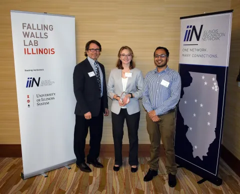 UIS student Natalie Kerr wins the first Falling Walls Lab Illinois Competition
