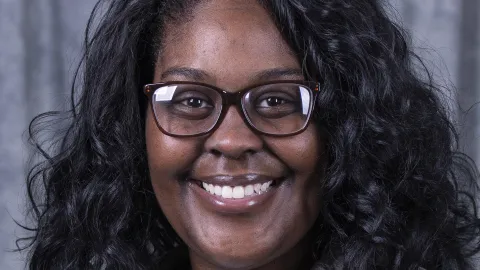 Tondalaya Reece wins the 2021 UIS CARE Award