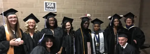 SOA faculty member Tiffani Saunders receives the Star Staff / Faculty award