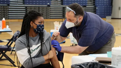 All UIS students who plan to be on-campus for fall semester 2021 will be required to receive a COVID-19 vaccination