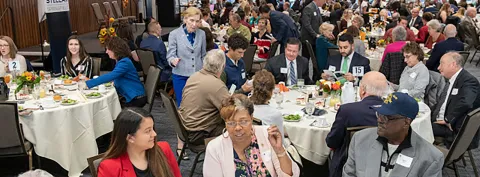 UIS students thank donors at the annual Scholarship Luncheon